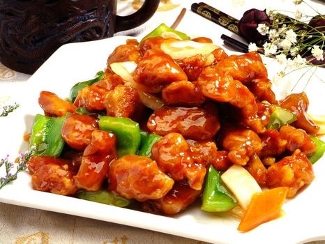 ピーマンと豚肉の唐揚げ炒め