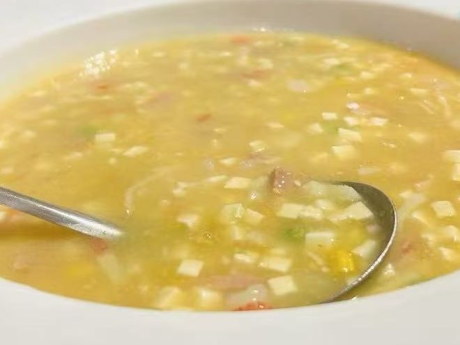 金沙豆花湯